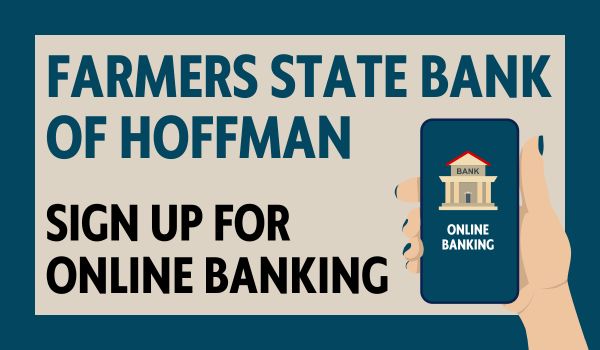 sign up for online banking graphic - fsb hoffman